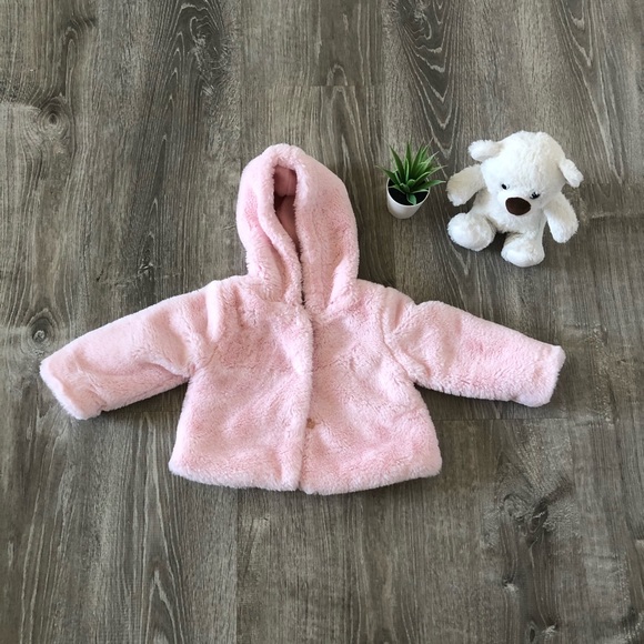 Baby Girl Fur Jacket - Picture 2 of 6